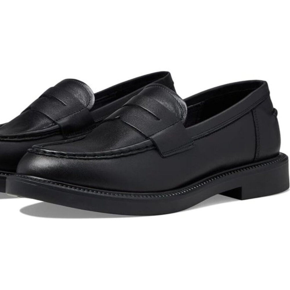 BLONDO Halo waterproof black leather loafers 7.5 NWOB fits like a 7
